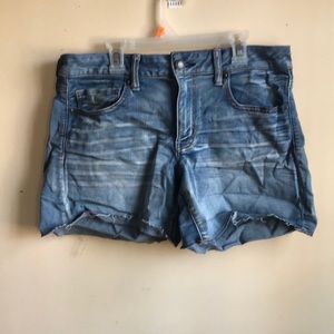 American Eagle denim midi shorts